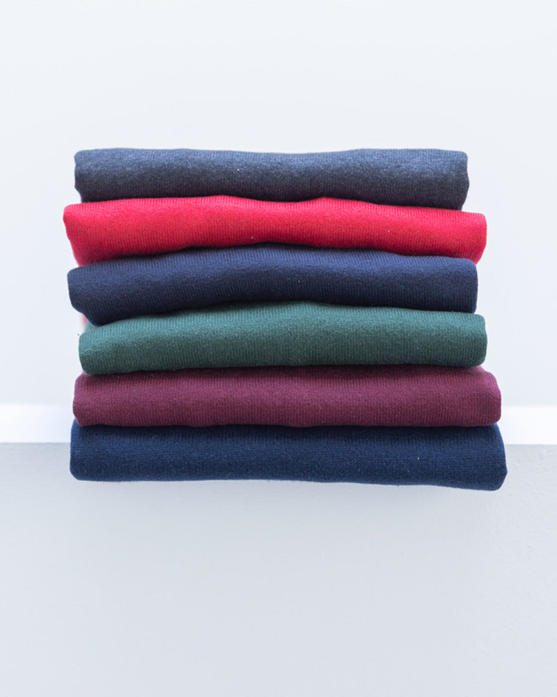 Unisex Kinder Baumwoll Pullover bordeaux