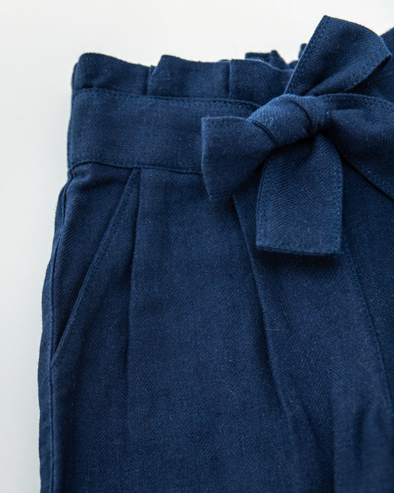 Mädchen Hose mit geradem Bein blau