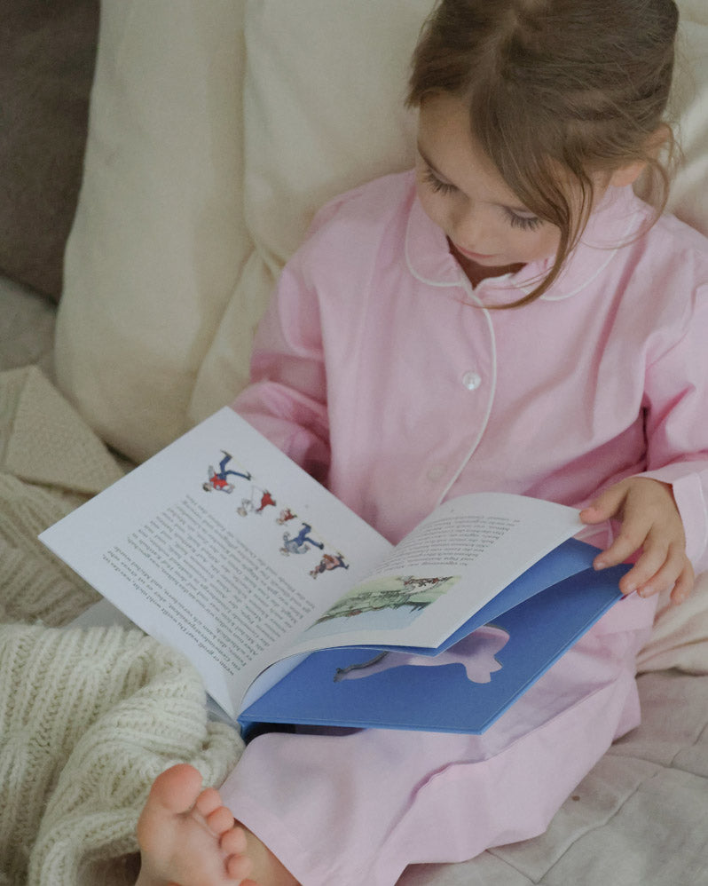 Mädchen Pyjama Rosa Oxford