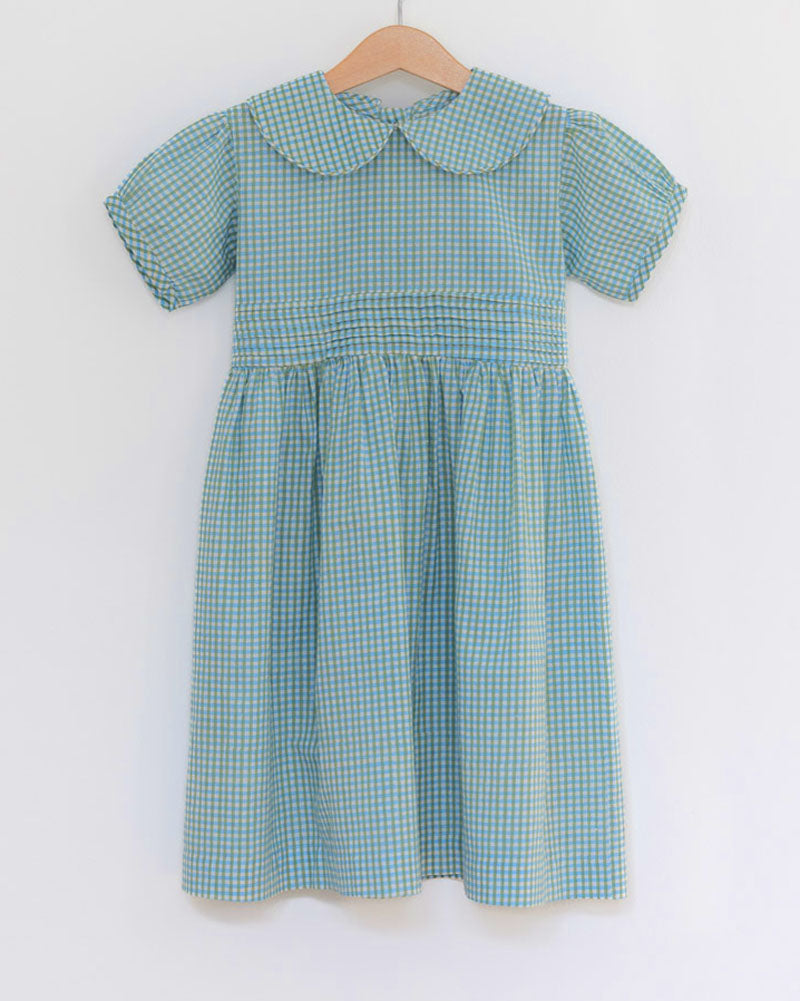 Festliches Mädchenkleid kariert