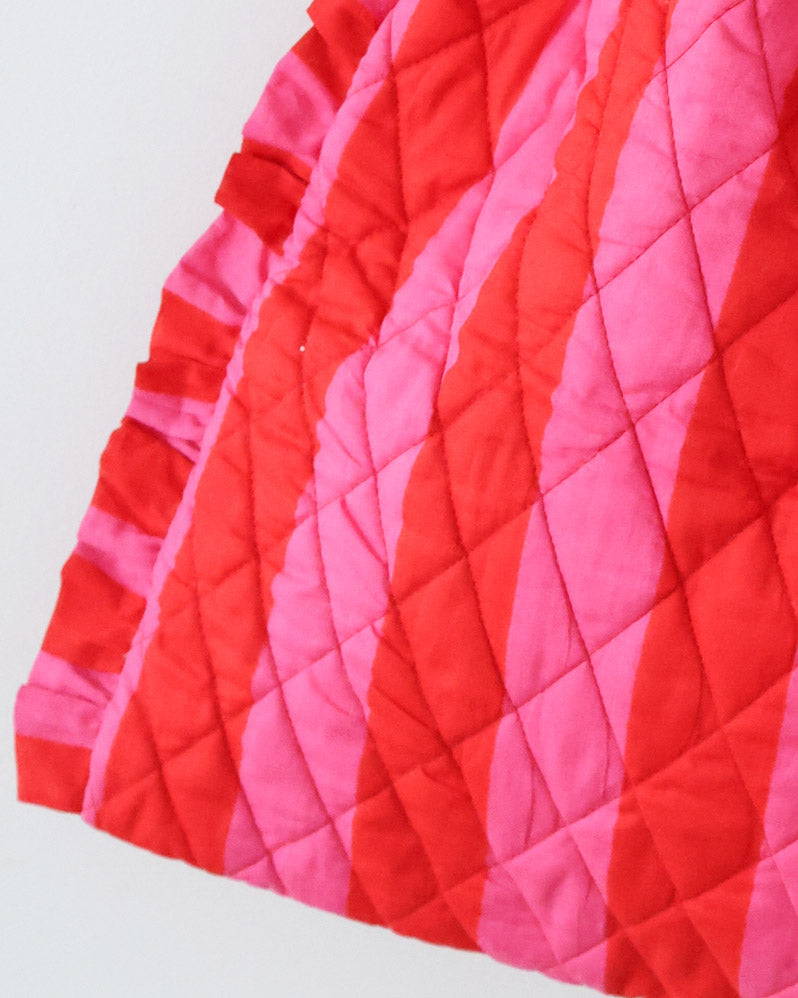 Allround Tasche pink rot gestreift