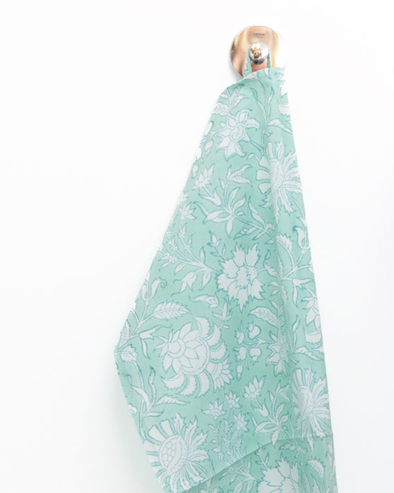 Geschirrtücher im 2er Set blaues Blatt