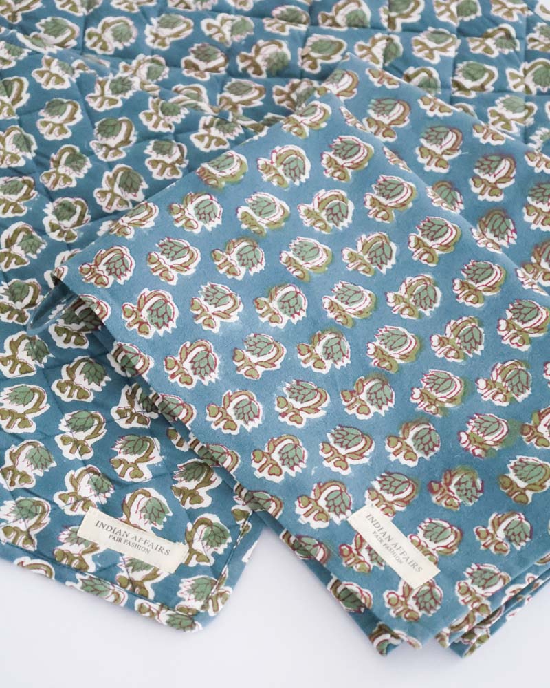 Geschirrtücher im 2er Set grün gemustert