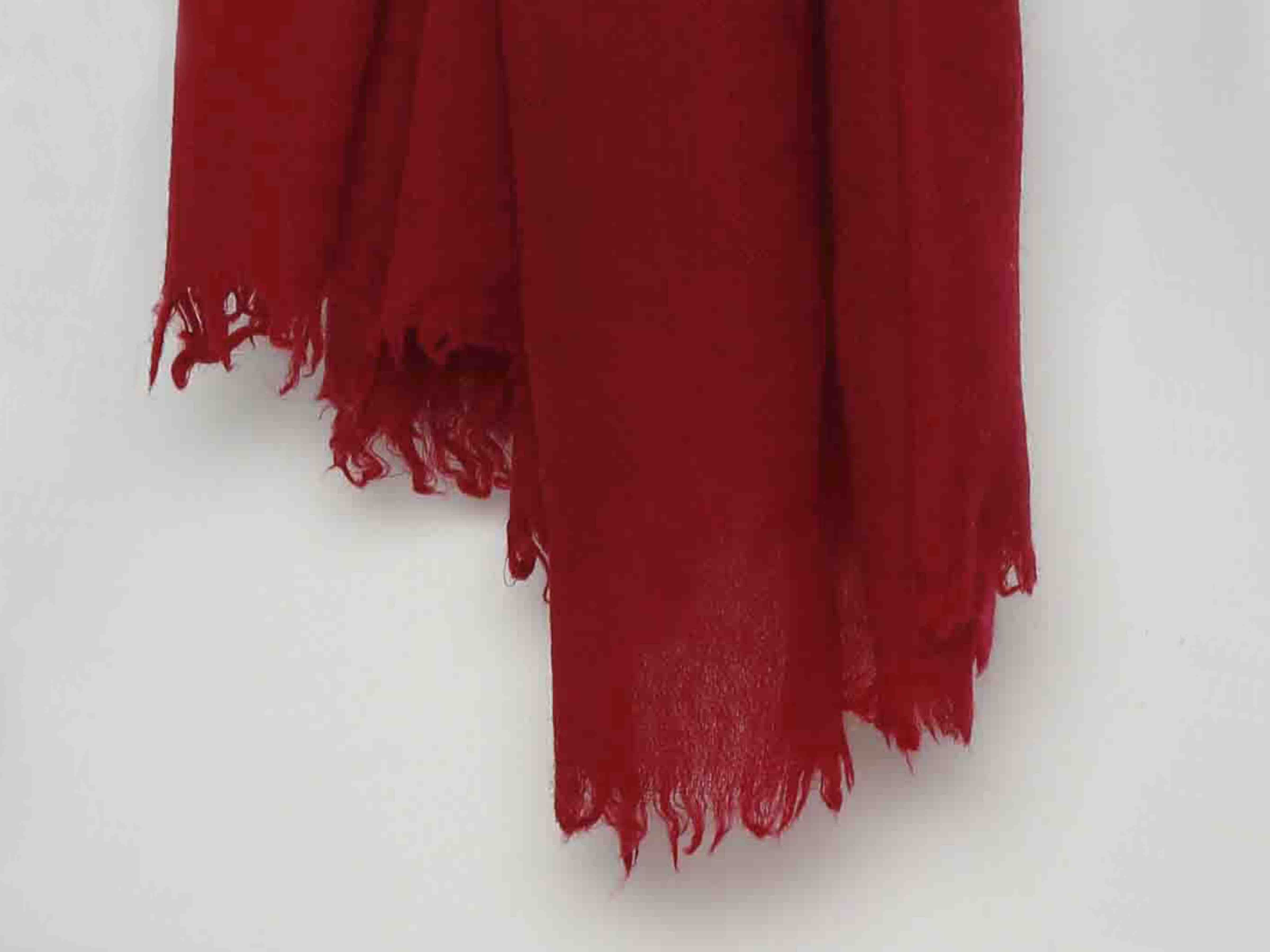 Damenschal rot einfarbig