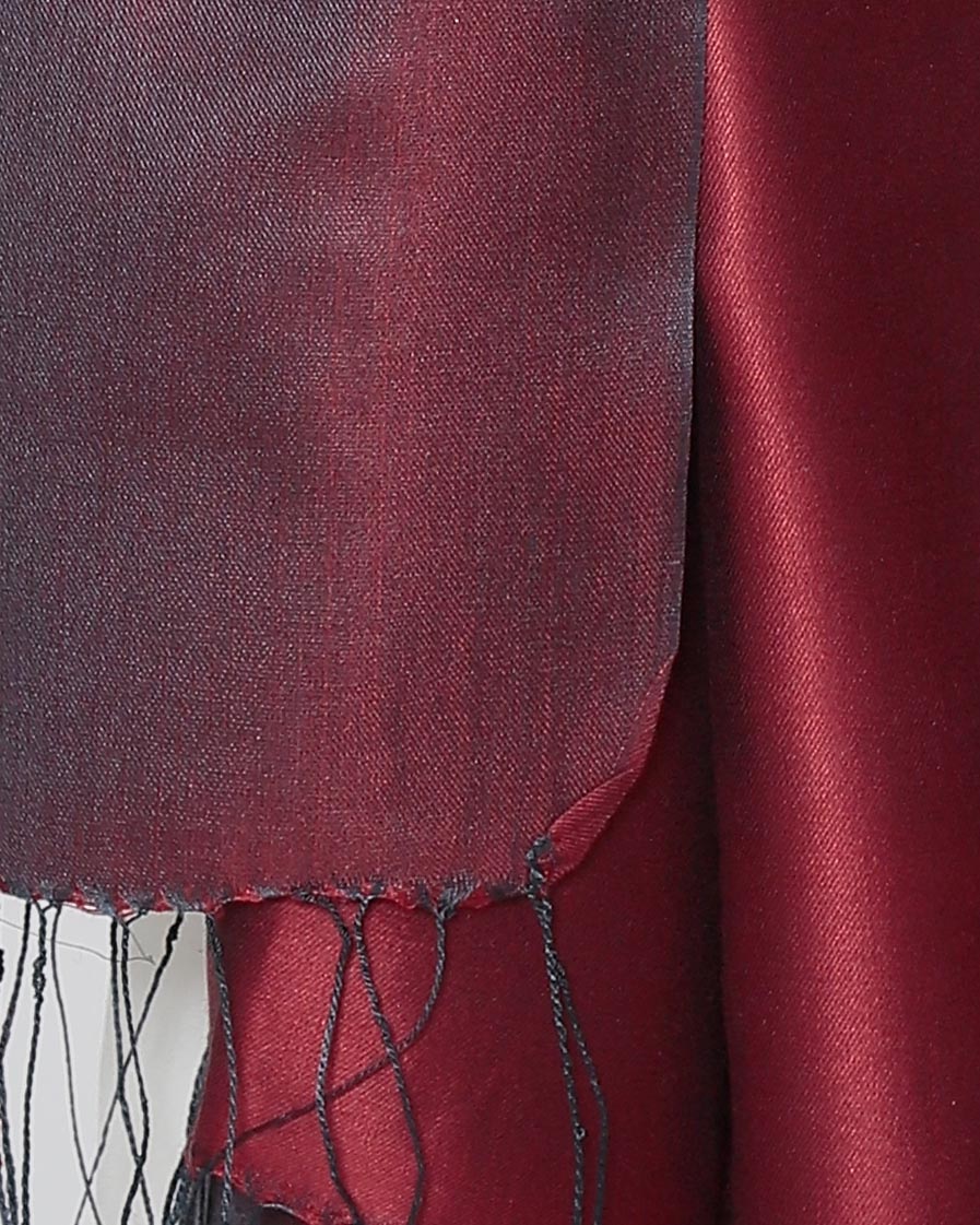 Damenschal rot Seide