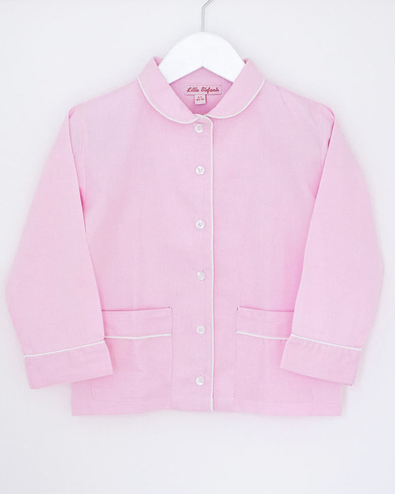 Mädchen Pyjama Rosa Oxford