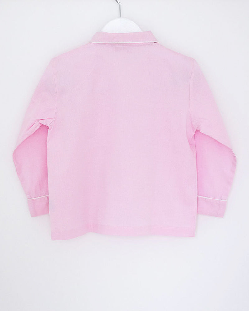 Mädchen Pyjama Rosa Oxford