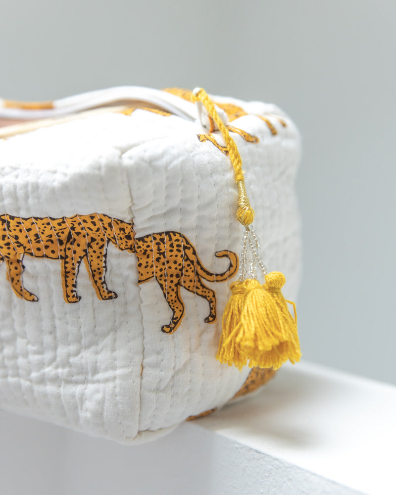 Waschbeutel 3er Set für Kinder Leopard