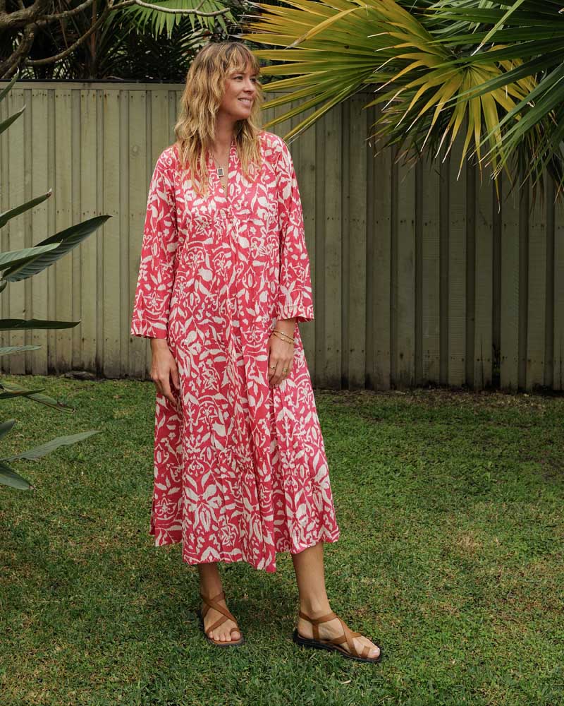 All-day-dress Maxikleid pink