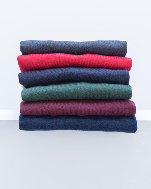 Unisex Baumwoll Pullover bordeaux