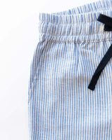 Unisex Bermudas Leinen gestreift
