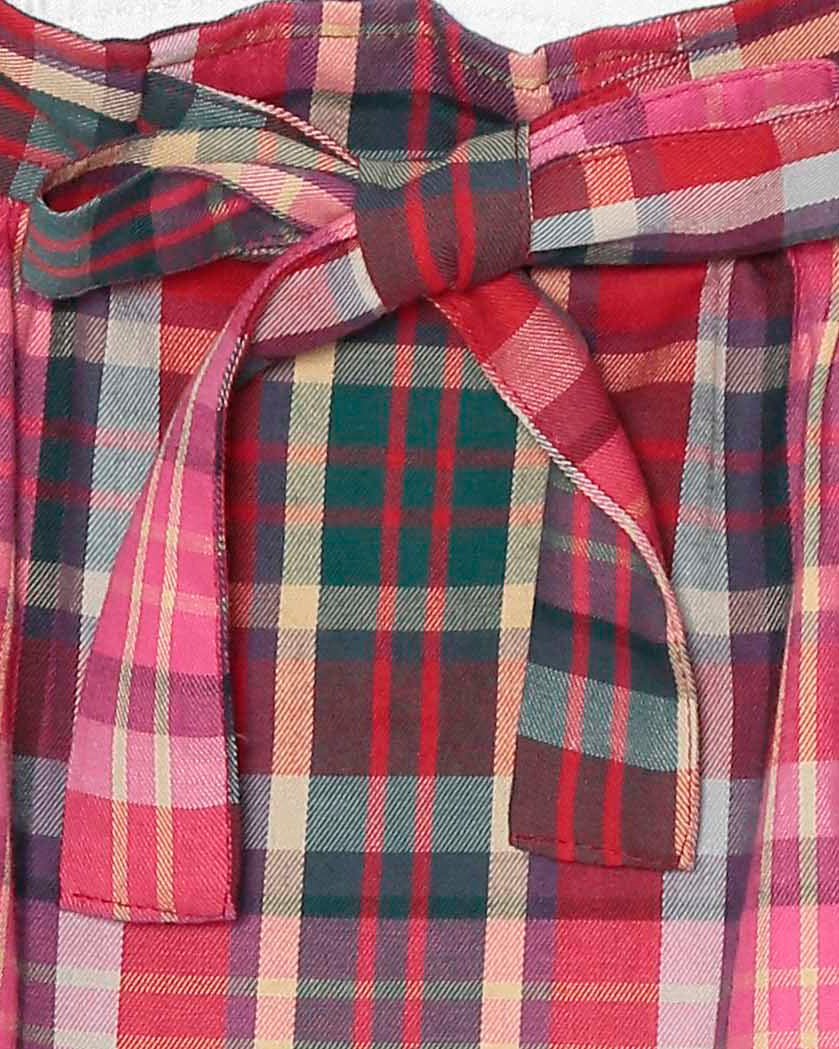 Mädchenrock rot kariert