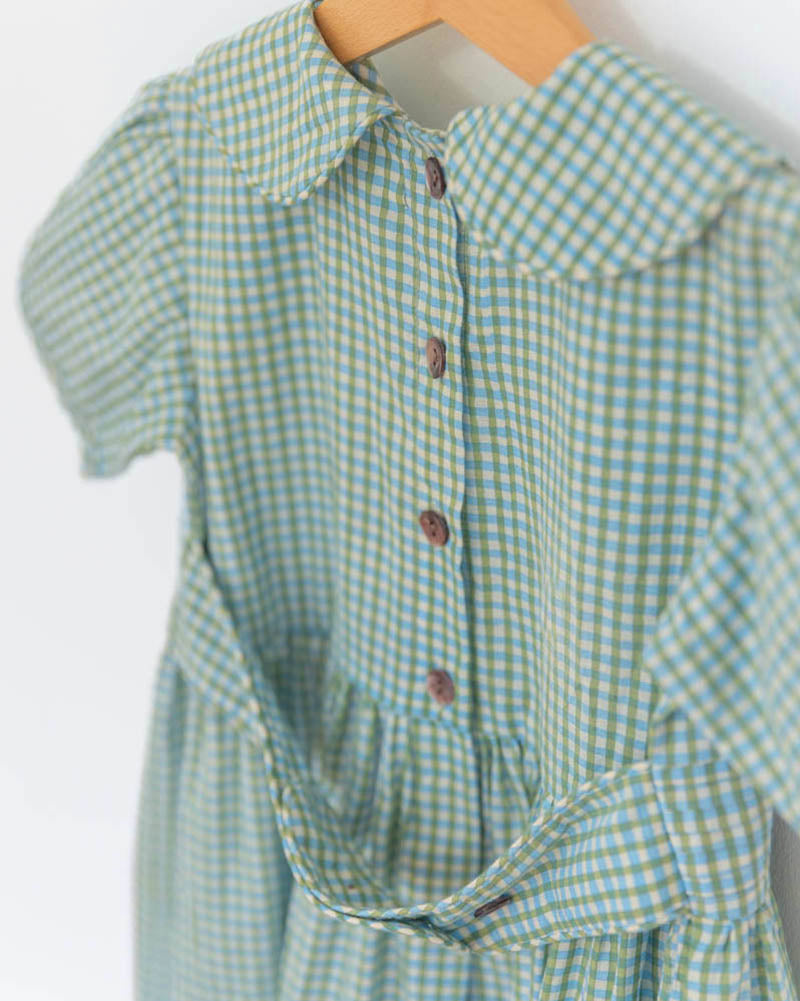 Festliches Mädchenkleid  kariert