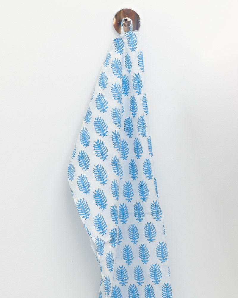 Geschirrtücher im 2er Set blaues Blatt