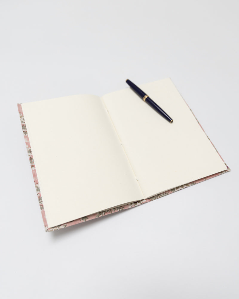 Notizbuch rosa Blumenmotiv