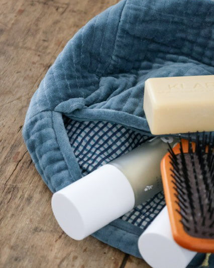 Kulturbeutel 3er Set Samt