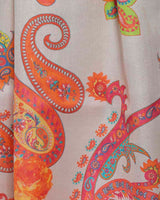 Damenschal Paisley bunt Seide