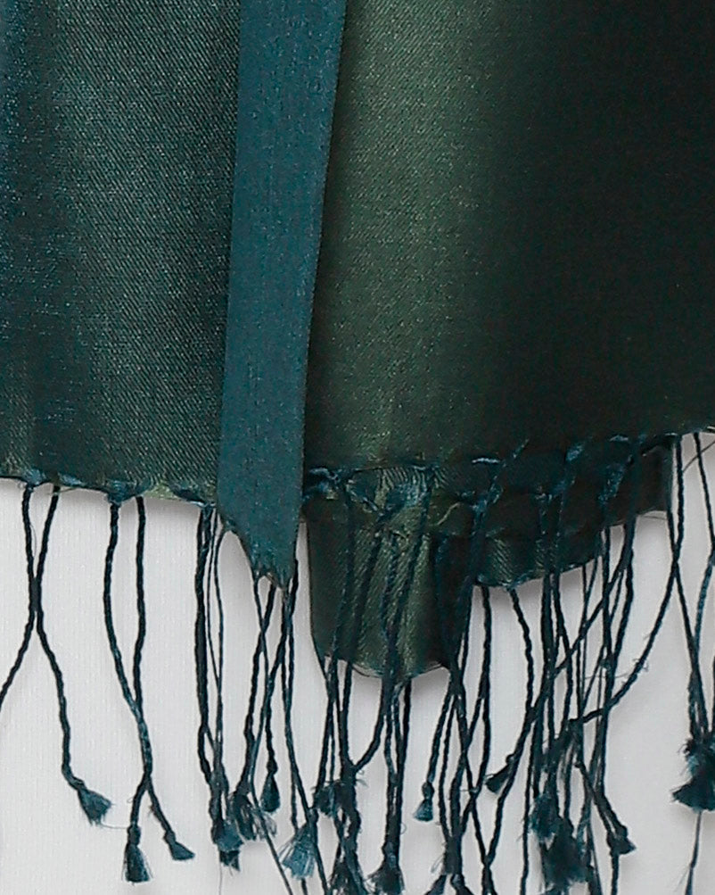 Damenschal grün Seide