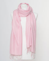 Damenschal pink Wolle