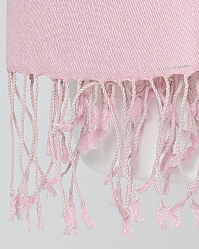 Damenschal pink Wolle