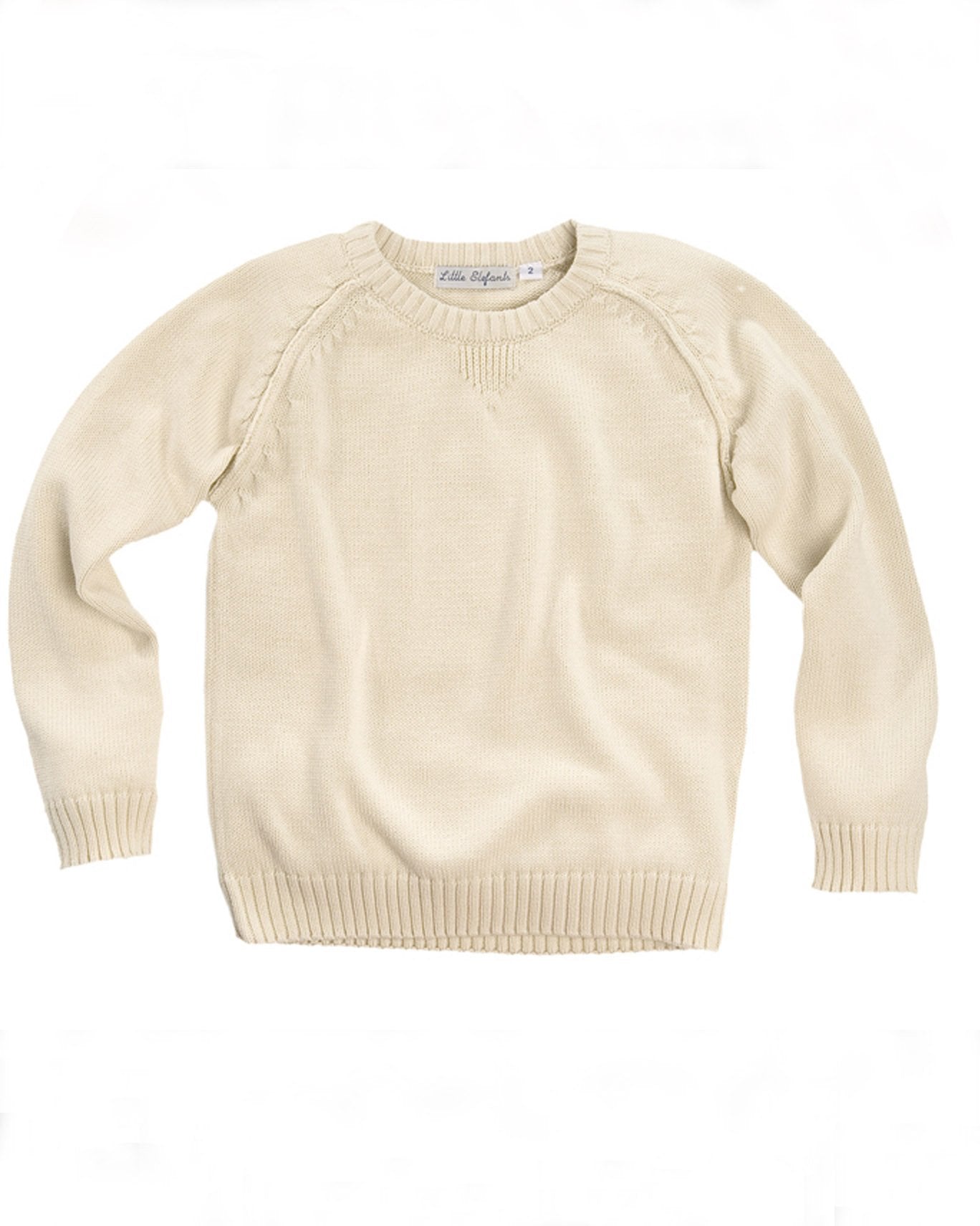 Jungen-Pulli Beige Baumwolle 