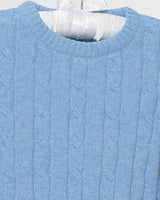 Unisex Pulli Blau Wolle
