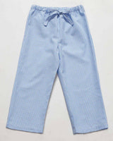 Jungen-Pyjama Blau Vichy