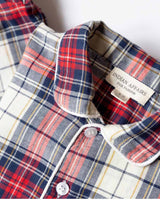 Mädchen Pyjama rot kariert
