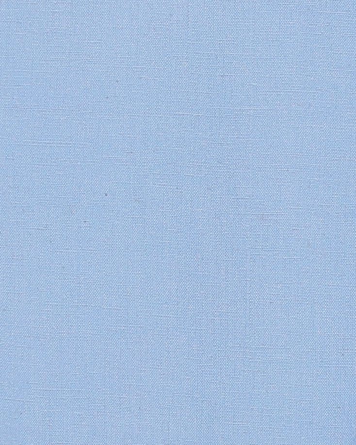 Mädchenbluse blau Rüschenkragen