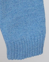 Mädchen Pullover Mittelblau Wolle