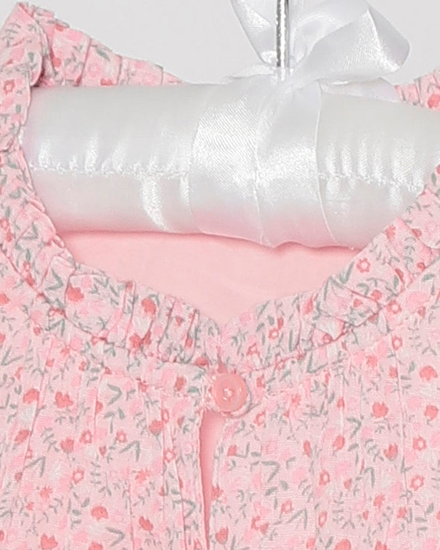 Mädchen Rüschenbluse Rosa Millefleur