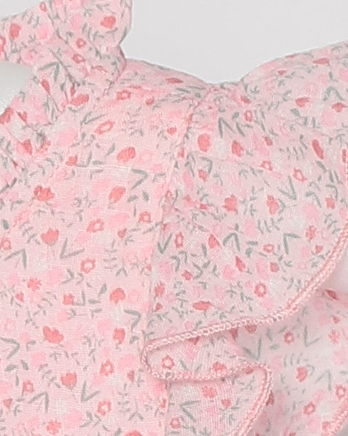 Mädchen Rüschenbluse Rosa Millefleur