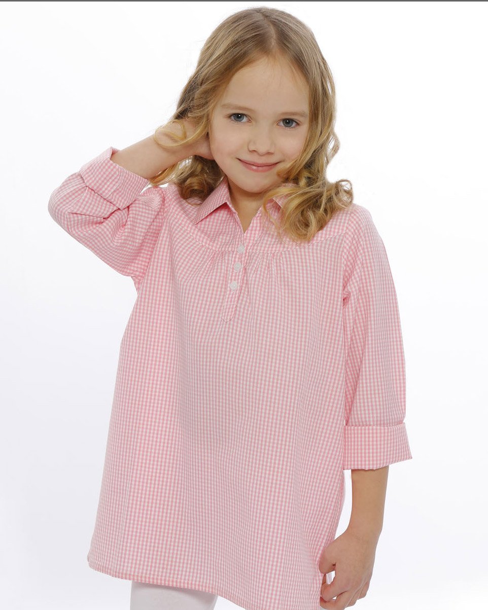 Mädchentunika Rosa Vichy