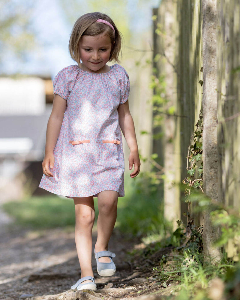 Mädchen-Sommerkleid  Pastellfarben