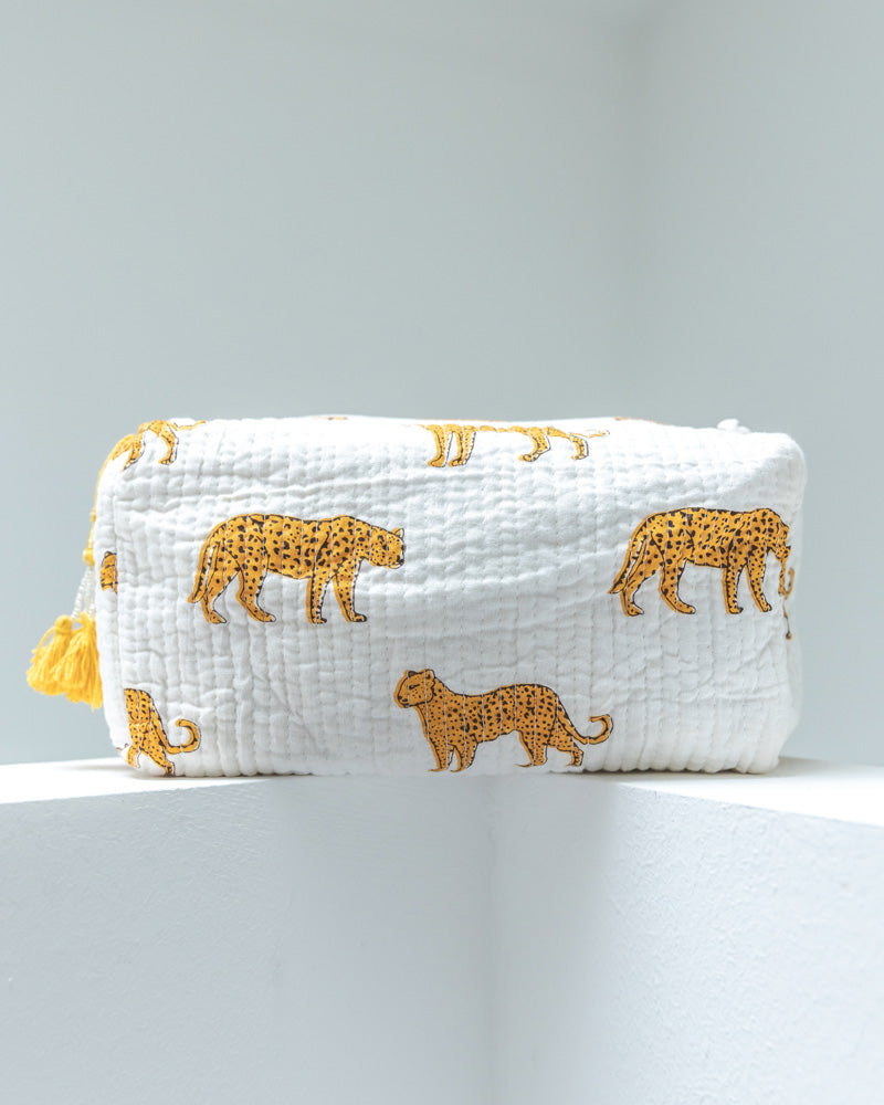 Waschbeutel 3er Set für Kinder Leopard